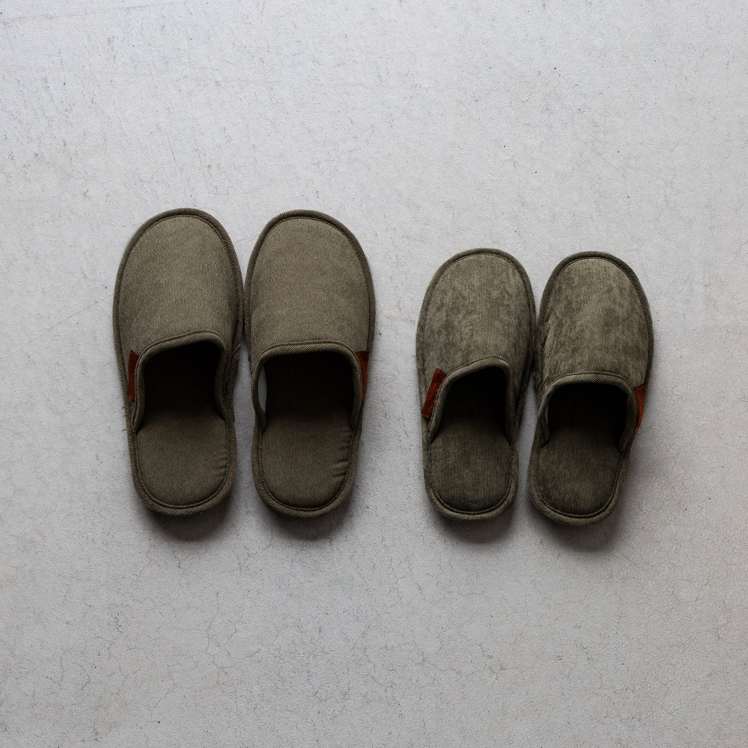 コーデュロイ スリッパ