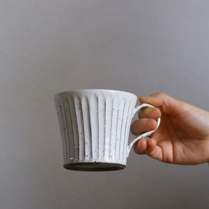 粉引削ぎ目ペアマグ