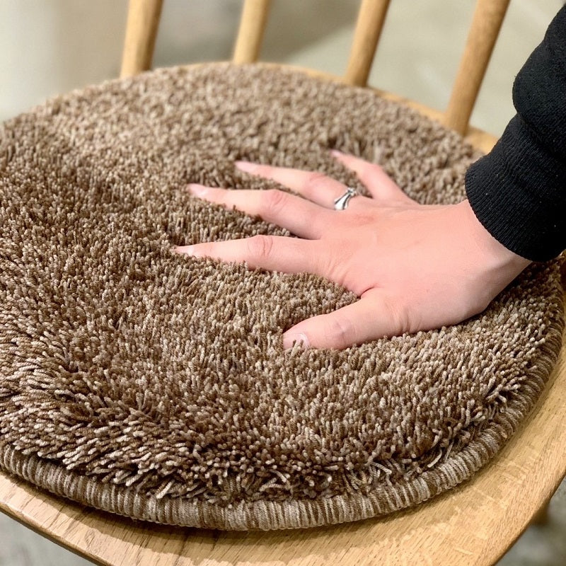 低反発ミックスシャギー チェアパッド