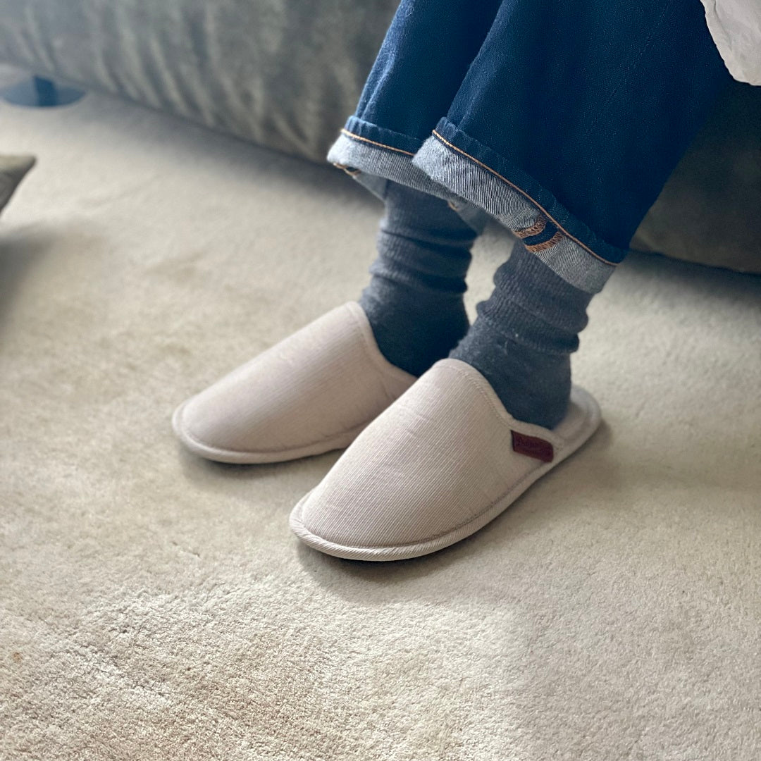 コーデュロイ スリッパ