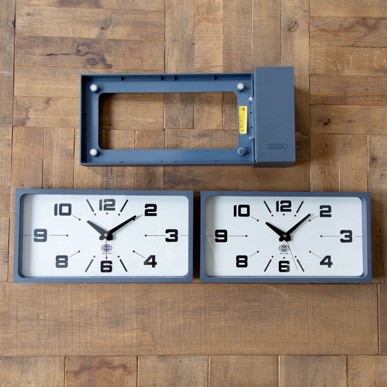 ダブルフェイスレクト クロック