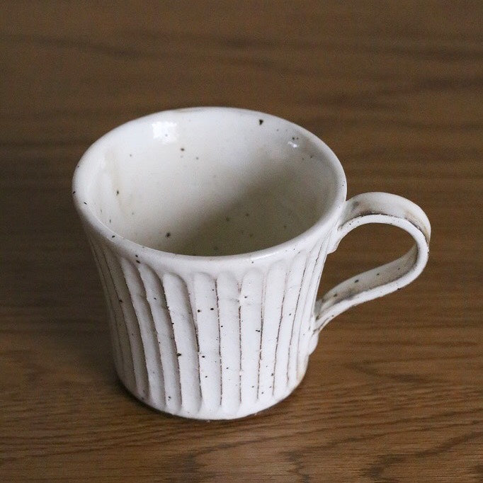 粉引削ぎ目ペアマグ