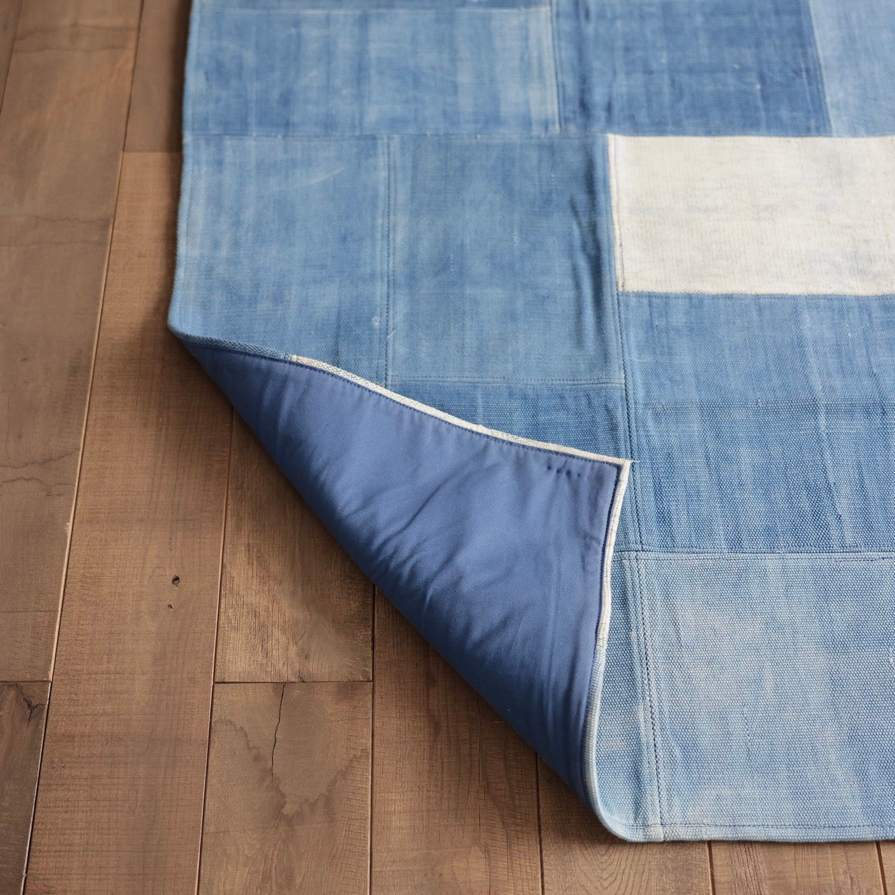 デニムパッチ ラグ