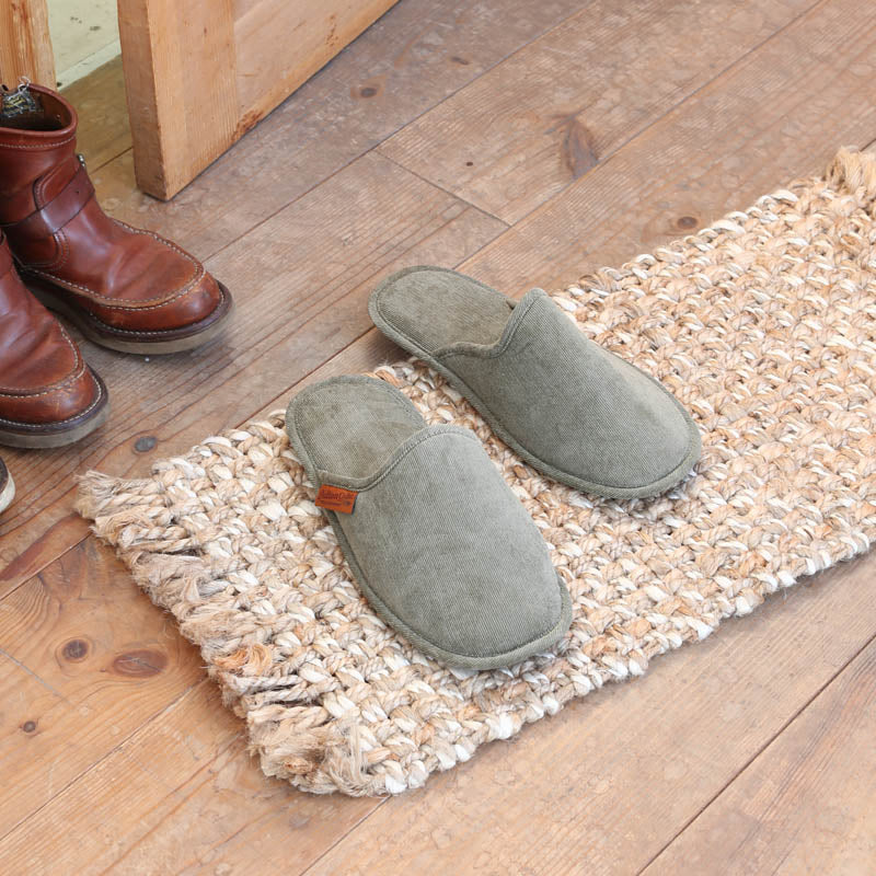 コーデュロイ スリッパ