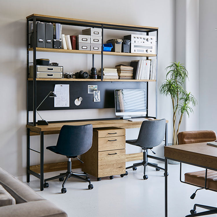 クロム デスクチェア